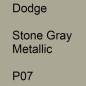 Preview: Dodge, Stone Gray Metallic, P07.